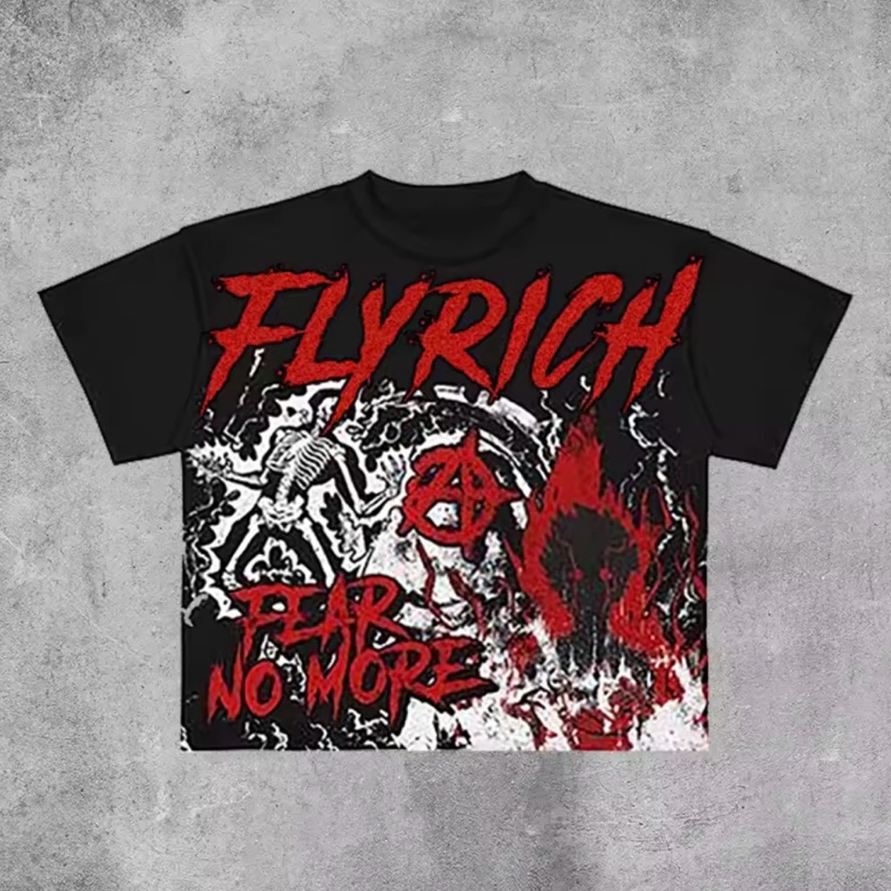 Otherwild Black and Red Graphic Tee